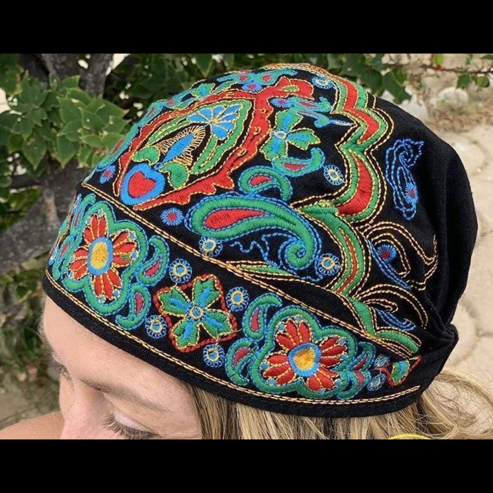 Embroided Bandana.
